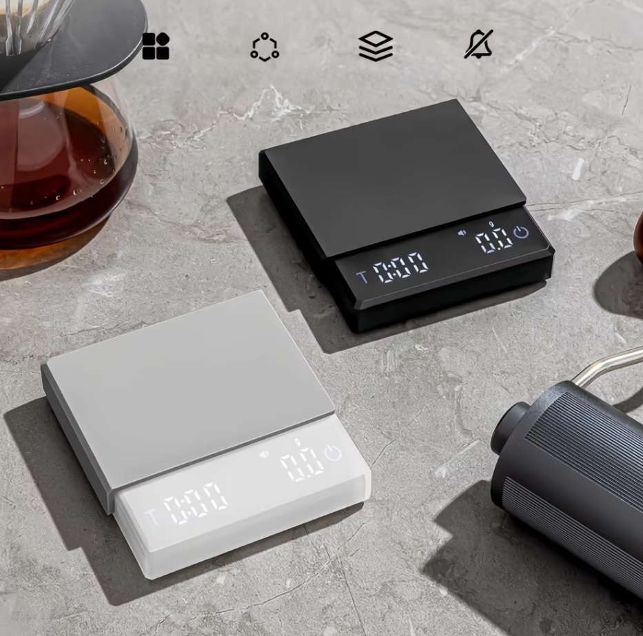 Smart Home Solution - Mini Báscula Electrónica para Café, Inteligente,
