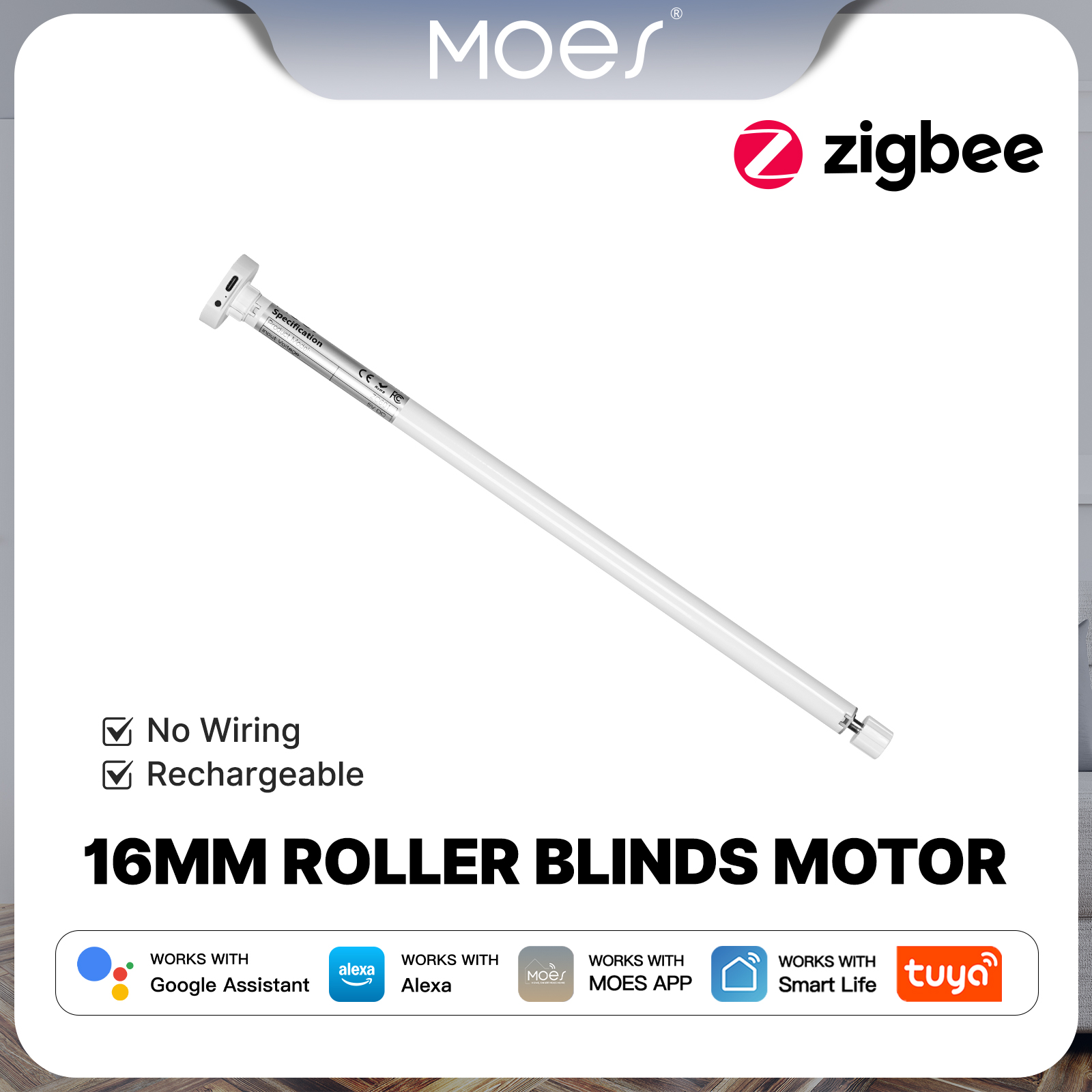 Smart Home Youtube - MOES-Motor de persianas enrollables inteligentes Tuya