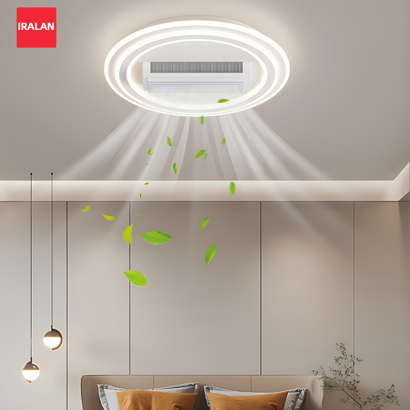 Smart Ceiling Fan - Ventilador de Techo Moderno con Luz,