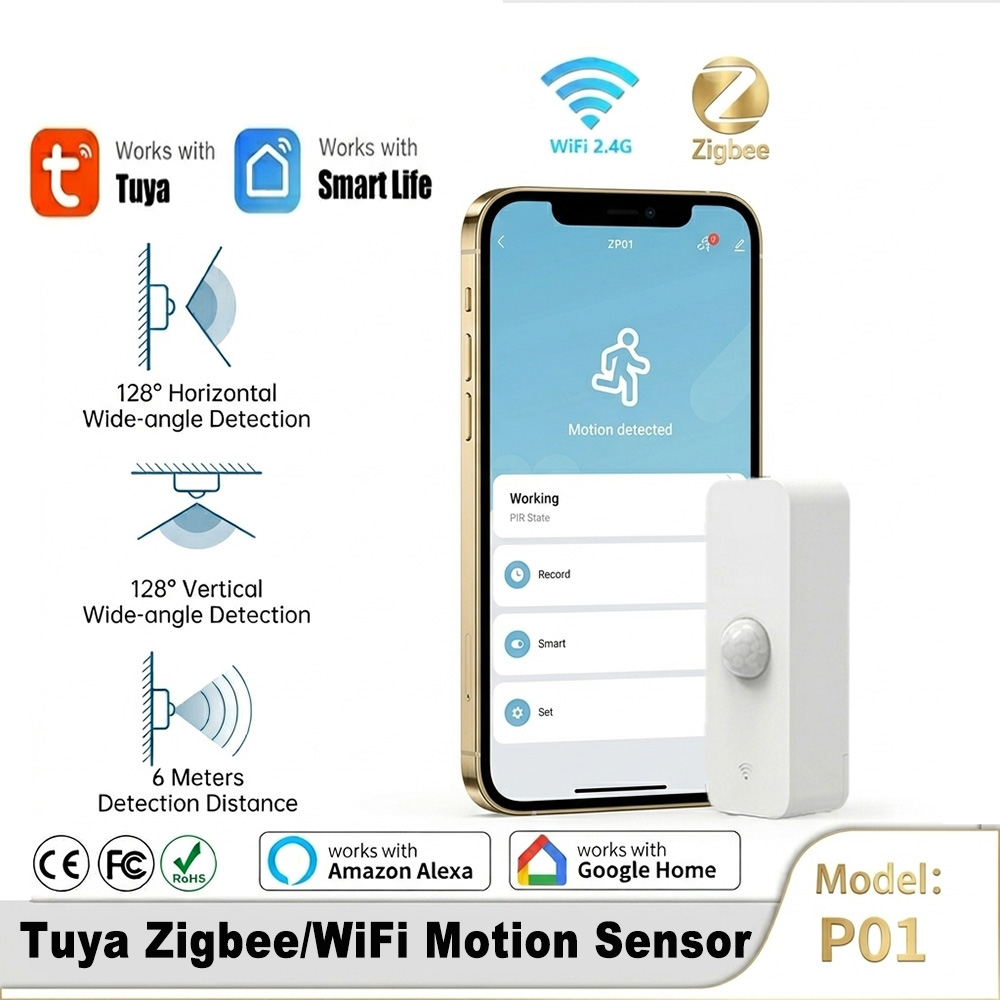Smart Home Solution - Sensor de Movimiento PIR Inteligente WiFi