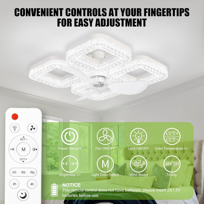Ventilador de Techo Inteligent - Smart Ceiling Fan reseña y precio