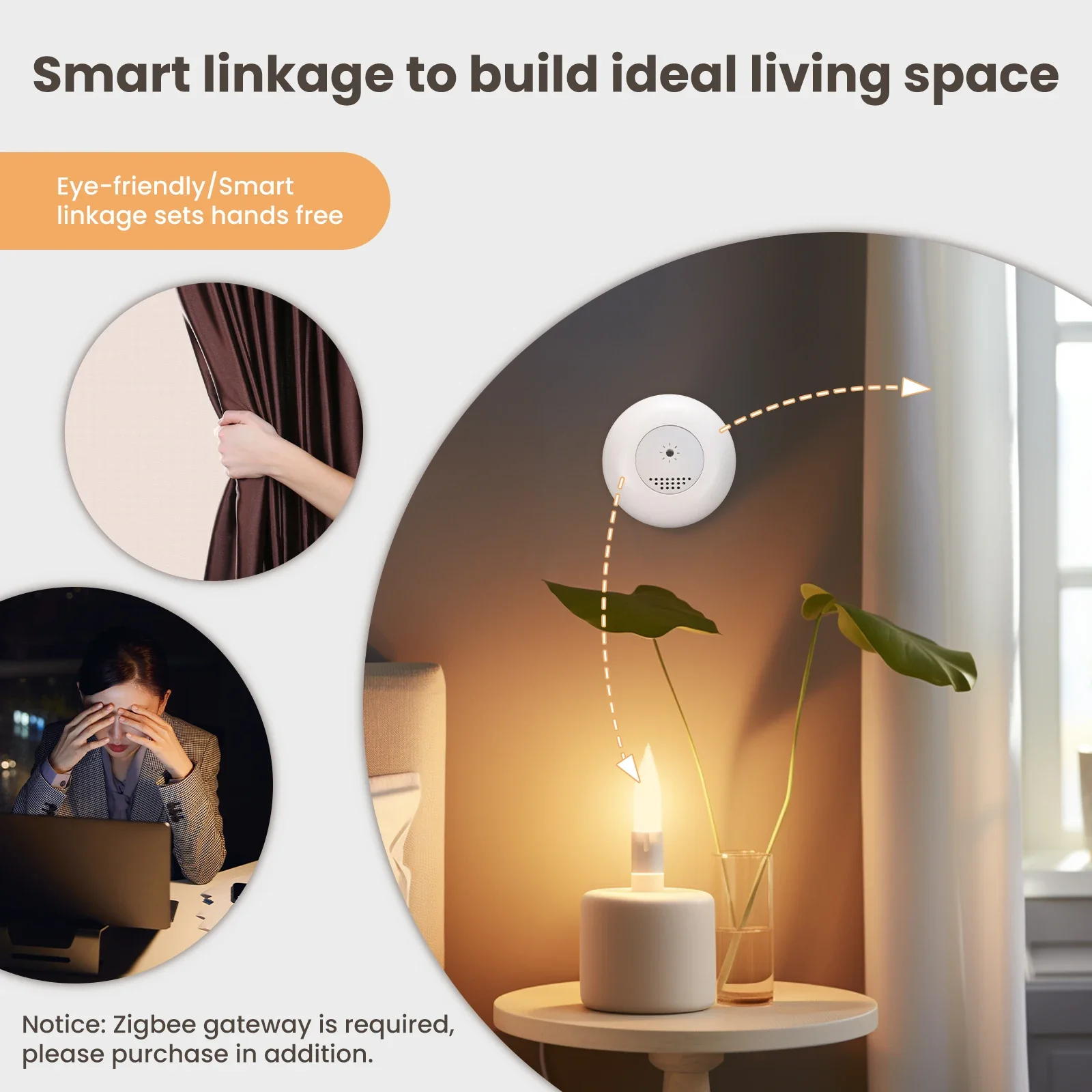 MOES Tuya Zigbee Sensor de luz - Smart Home Moes reseña y precio