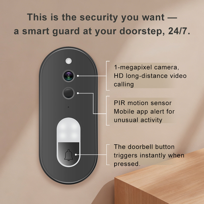 Videoportero Inalámbrico WiFi  - Smart Home Video Doorbell Enhanced Security With Smart Doorbell reseña y precio