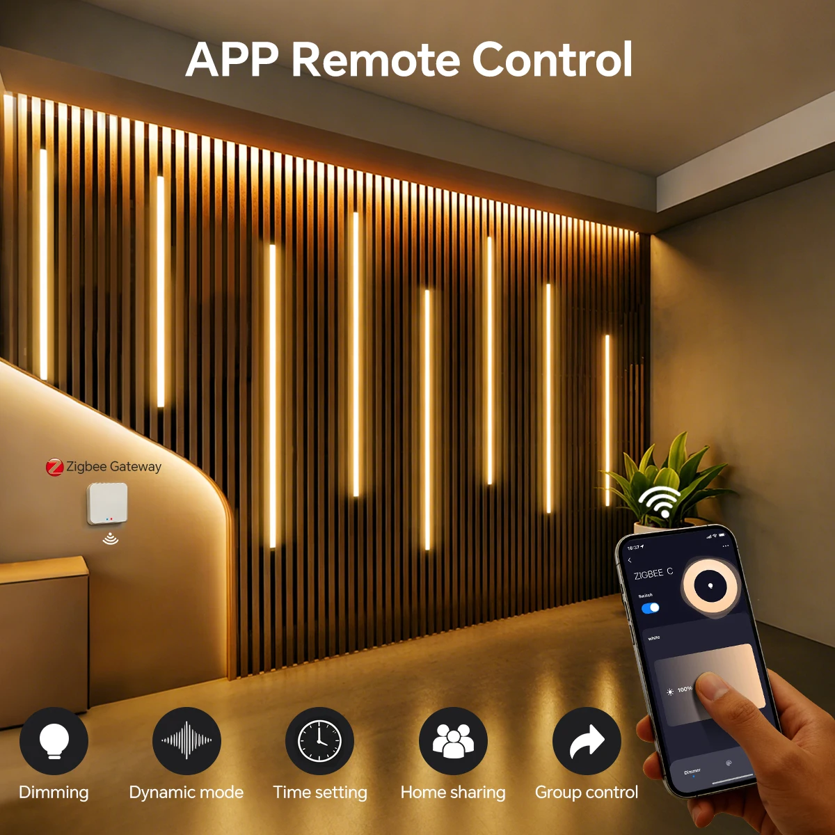 Tira de Luces LED COB Intelige - Smart Home Youtube reseña y precio