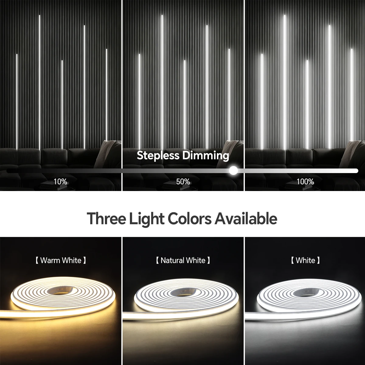 Tira de Luces LED COB Intelige - Smart Home Youtube reseña y precio