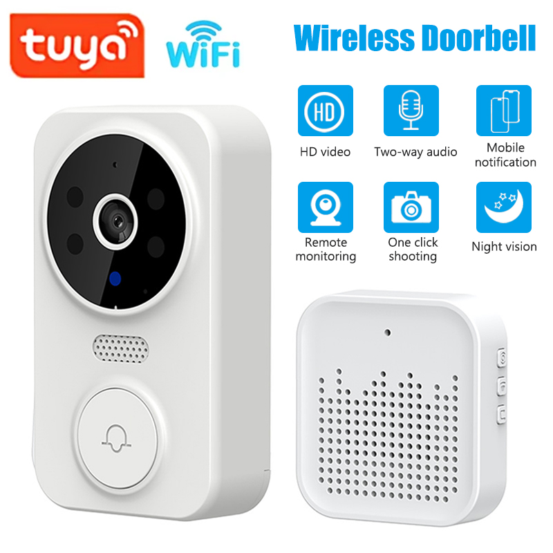 Timbre de puerta con vídeo int - Smart Home Video Doorbell Enhanced Security With Smart Doorbell reseña y precio