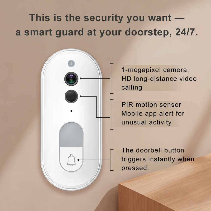 Videoportero Inteligente Tuya, - Smart Home Video Doorbell Enhanced Security With Smart Doorbell reseña y precio