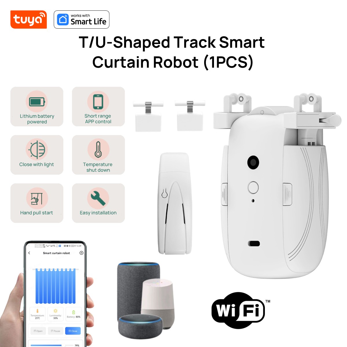 Robot de cortina WiFi intelige - Smart Home Gira reseña y precio