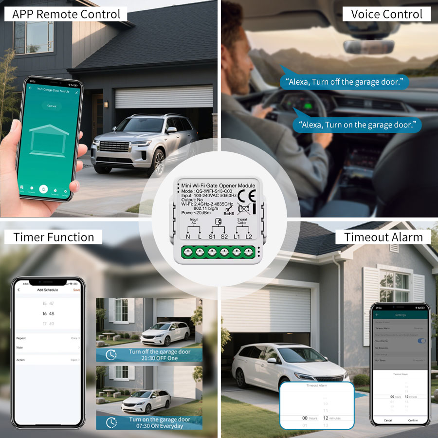Controlador de Puerta de Garaj - Smart Home Solution reseña y precio