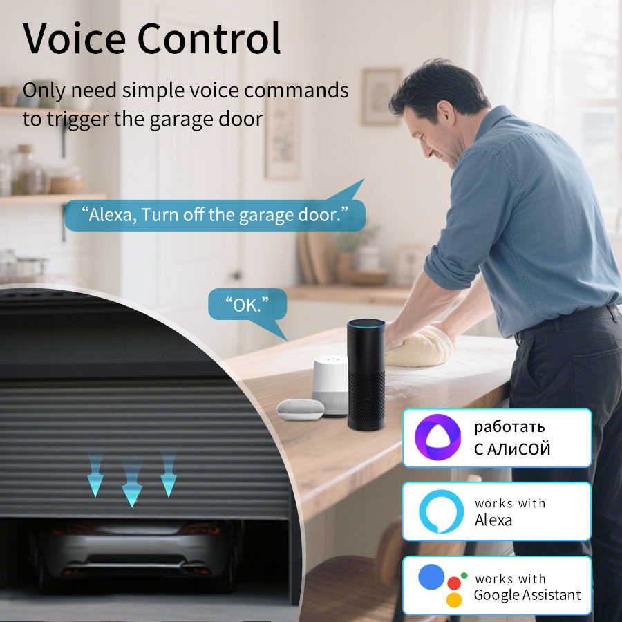 Controlador de Puerta de Garaj - Smart Home Solution reseña y precio