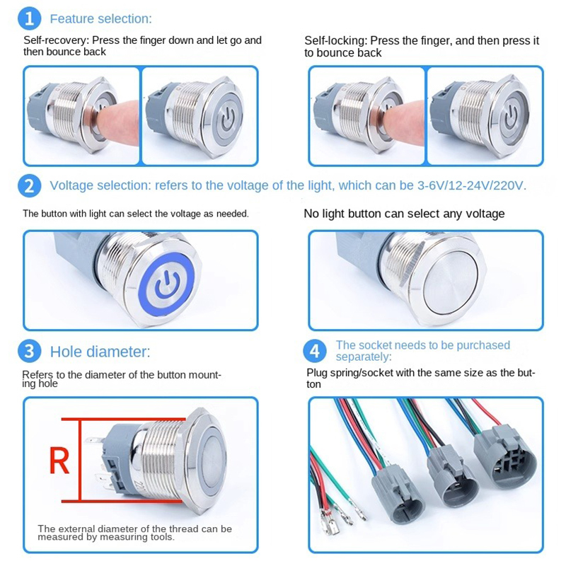 Interruptor de botón de Metal  - Smart Light Switch reseña y precio