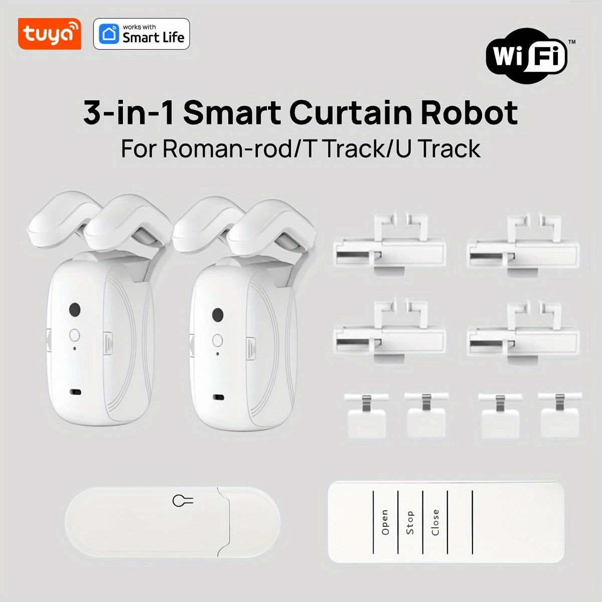 1/2 Unidades Robot Cortina Int - Smart Home Gira reseña y precio