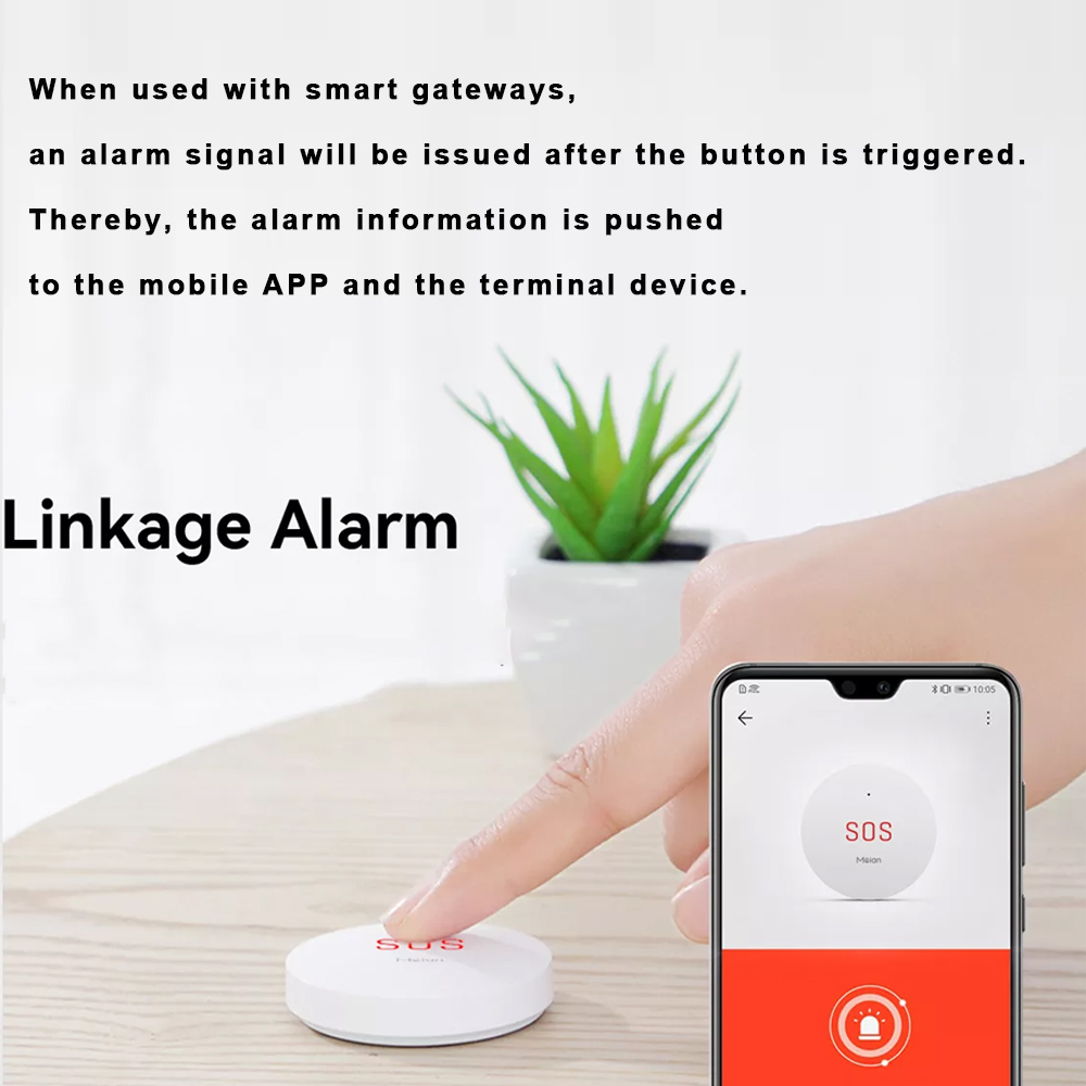 Zigbee-botón de emergencia Tuy - Smart Home Gira reseña y precio