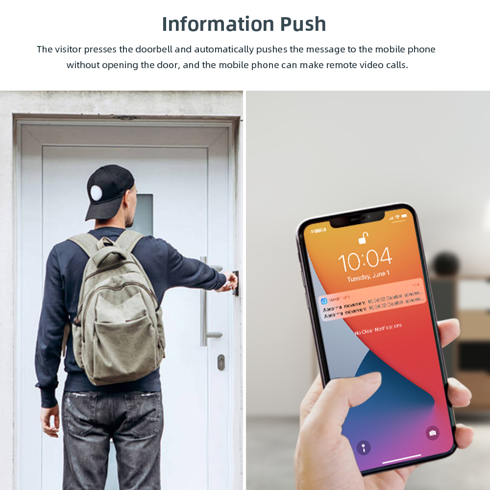 Videoportero Tuya de 2MP, Impe - Smart Home Video Doorbell Enhanced Security With Smart Doorbell reseña y precio