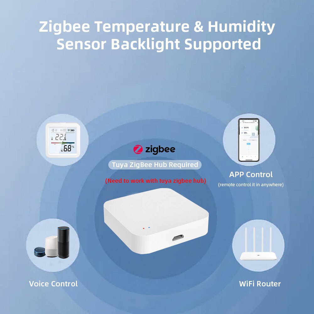 Tuya ZigBee Sensor de temperat - Smart Home Gira reseña y precio