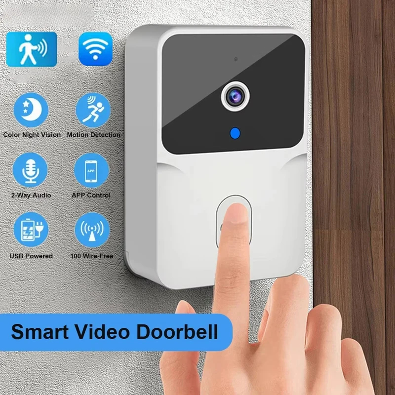 Videoportero WiFi Inteligente  - Smart Home Video Doorbell Enhanced Security With Smart Doorbell reseña y precio
