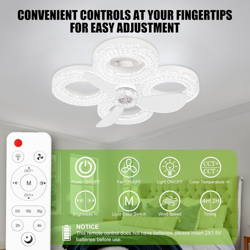 Ventilador de Techo LED Inteli - Smart Ceiling Fan reseña y precio