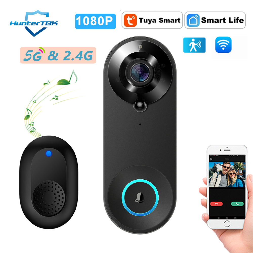 Videoportero WiFi 5G 2.4G, Cám - Smart Home Video Doorbell Enhanced Security With Smart Doorbell reseña y precio