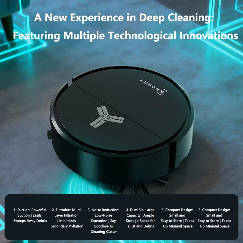 Robot Aspirador Inteligente 3  - Smart Home Robot reseña y precio