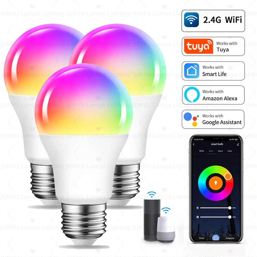 Bombilla LED RGB regulable int - Smart Home Youtube reseña y precio