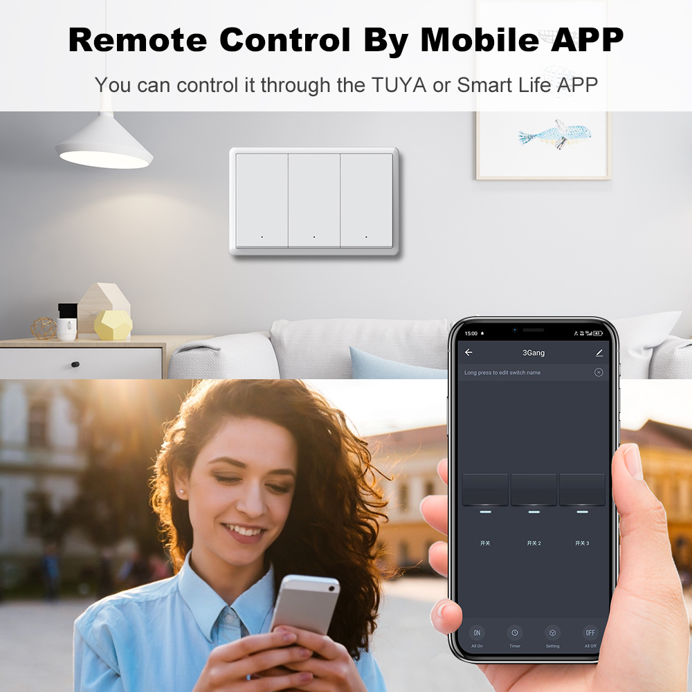 Interruptor Inteligente ZigBee - Smart Light Switch reseña y precio