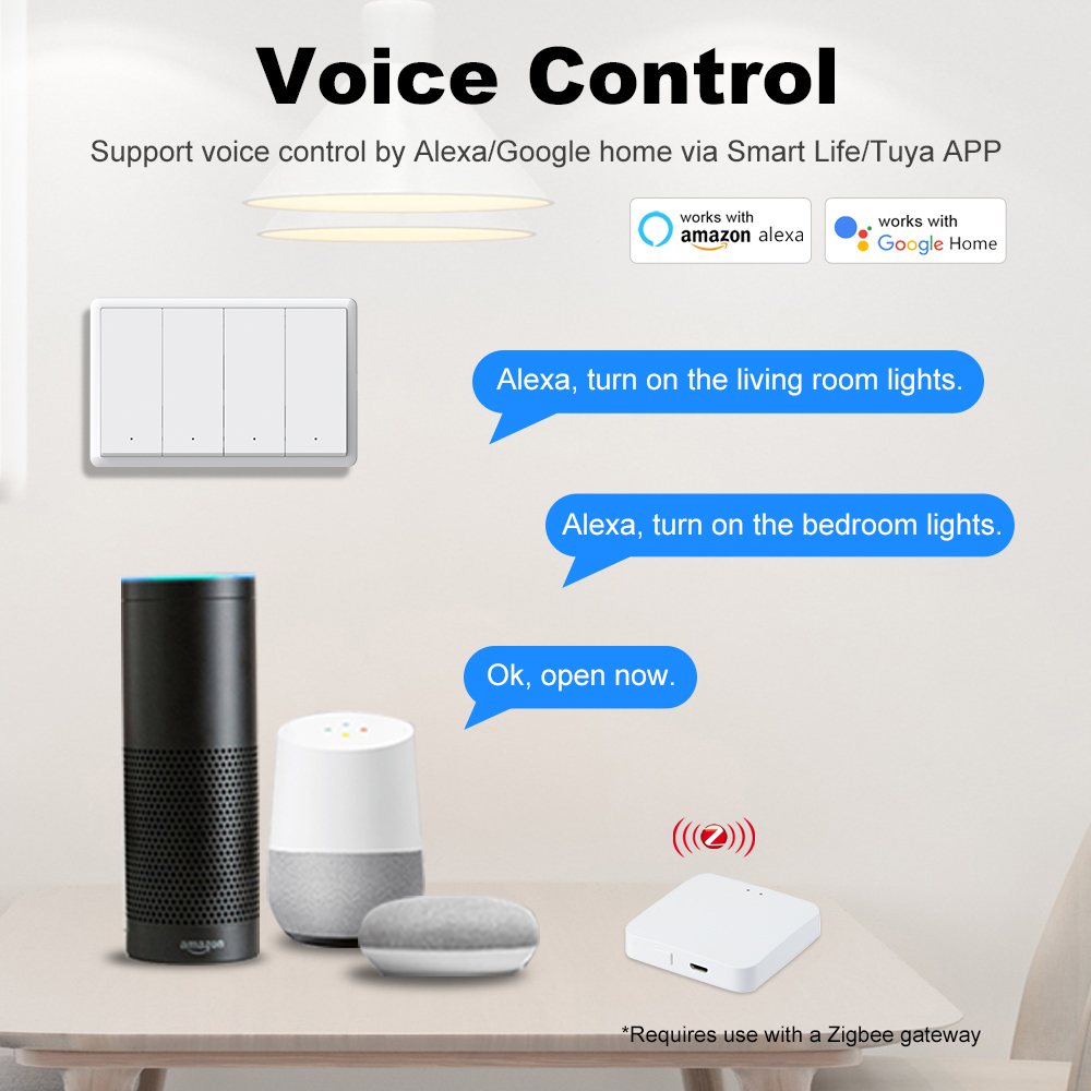 Interruptor Inteligente ZigBee - Smart Light Switch reseña y precio