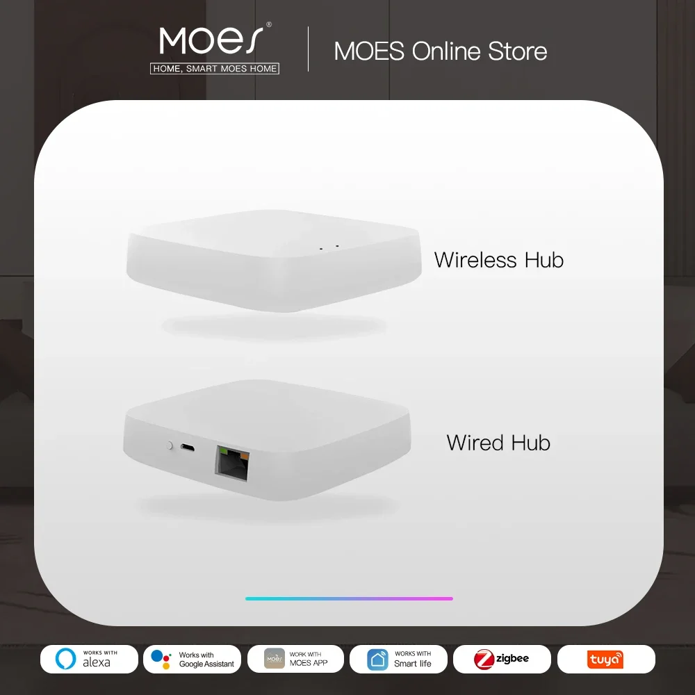 Tuya ZigBee 3,0 Hub de enlace  - Smart Home Moes reseña y precio