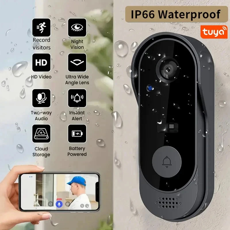 Videoportero Inteligente WiFi  - Smart Home Video Doorbell Enhanced Security With Smart Doorbell reseña y precio