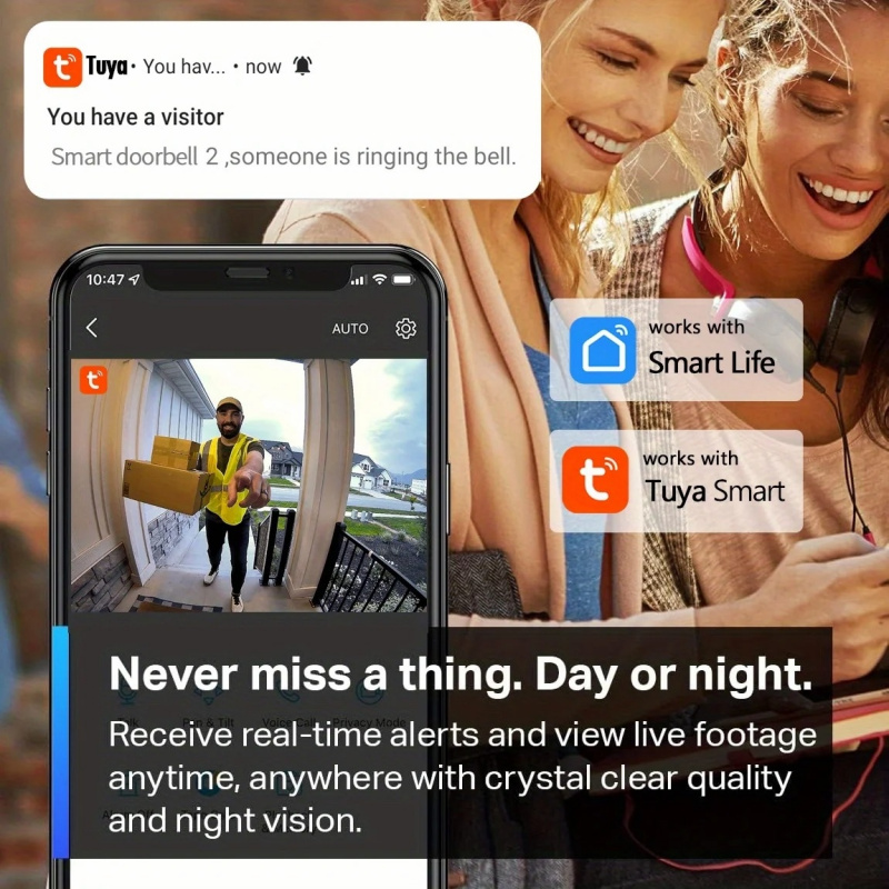 Videoportero Inteligente WiFi  - Smart Home Video Doorbell Enhanced Security With Smart Doorbell reseña y precio